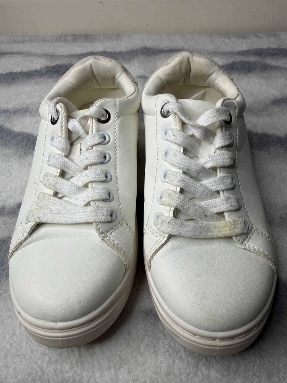 Target Women's White Low-Top Lace-Up Sneakers